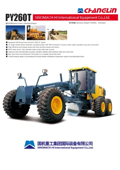 Niveleuse PY260T