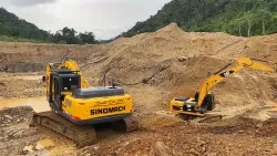 Pelle sur chenilles ZG250 pour la construction fluviale
