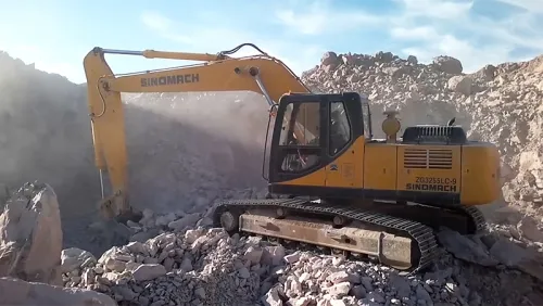 Pelle sur chenilles ZG250 pour les opérations minières