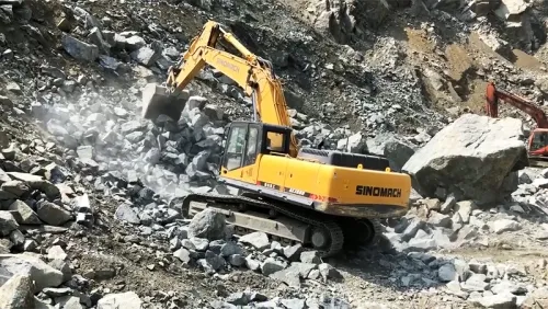 Pelle sur chenilles ZG380 pour l’extraction de minerai