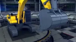 Animation 3D de la pelle sur chenilles ZG380