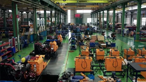 Atelier de pelles hydrauliques
