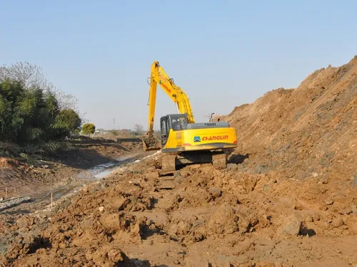Excavation de chenaux fluviaux